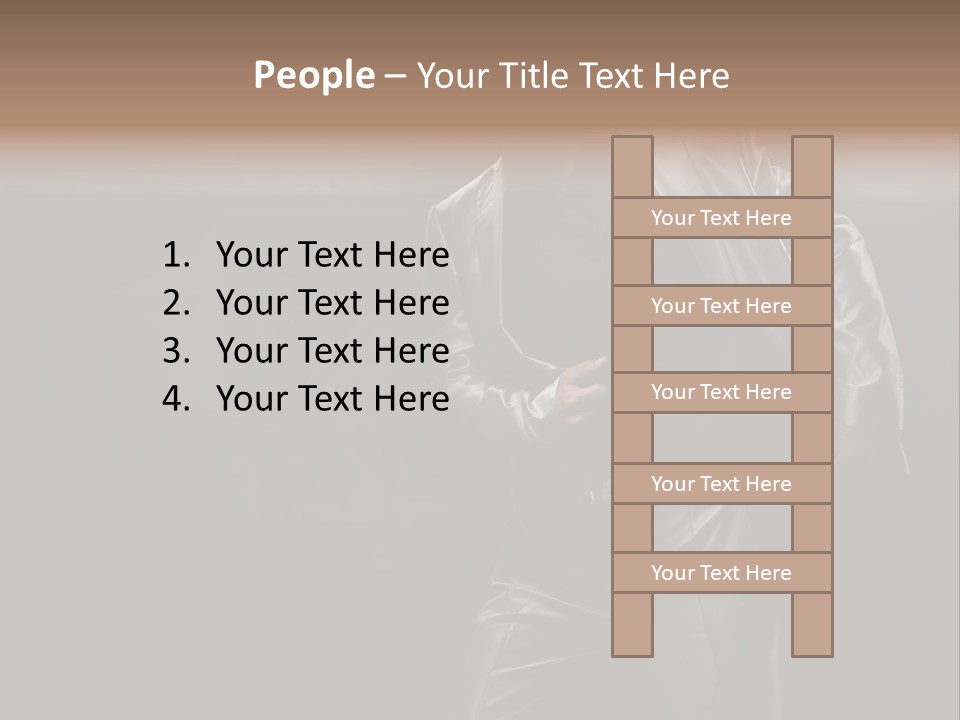 Sexy Tan Pose PowerPoint Template