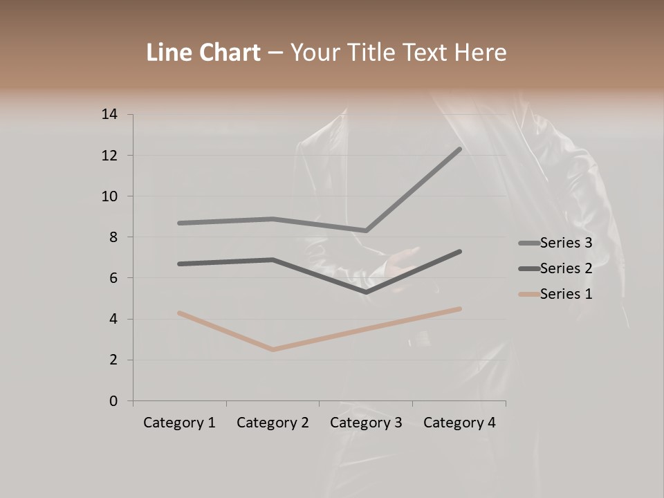 Sexy Tan Pose PowerPoint Template