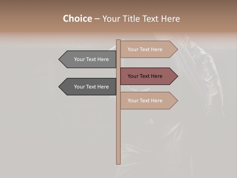 Sexy Tan Pose PowerPoint Template