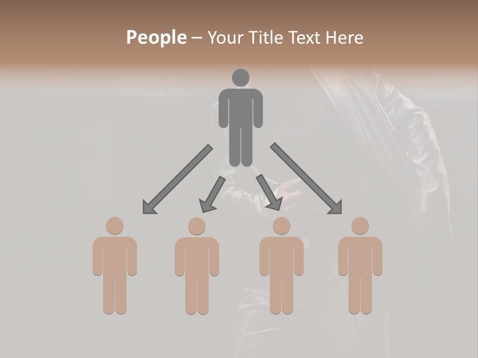 Sexy Tan Pose PowerPoint Template