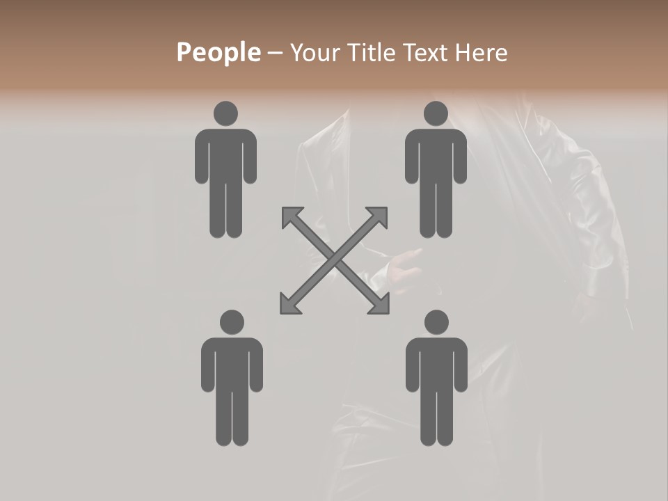 Sexy Tan Pose PowerPoint Template