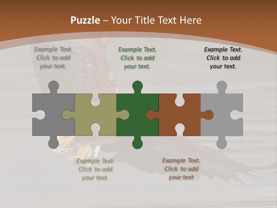 Brown Eagle Beak PowerPoint Template