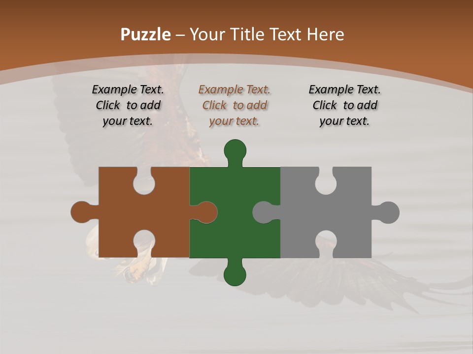 Brown Eagle Beak PowerPoint Template