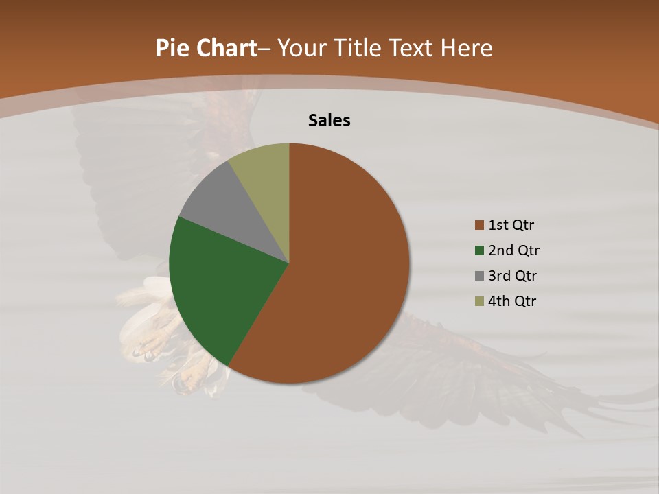 Brown Eagle Beak PowerPoint Template