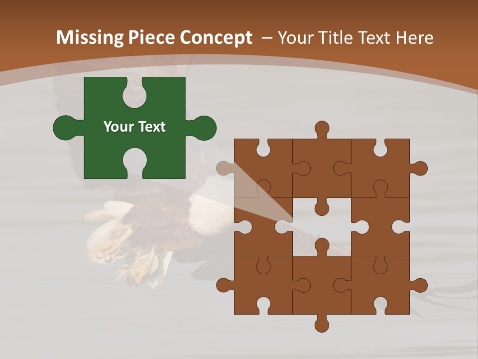 Brown Eagle Beak PowerPoint Template