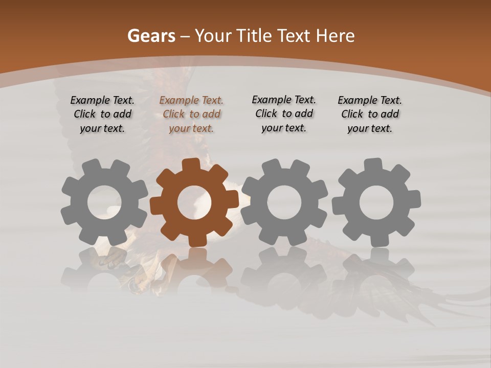 Brown Eagle Beak PowerPoint Template