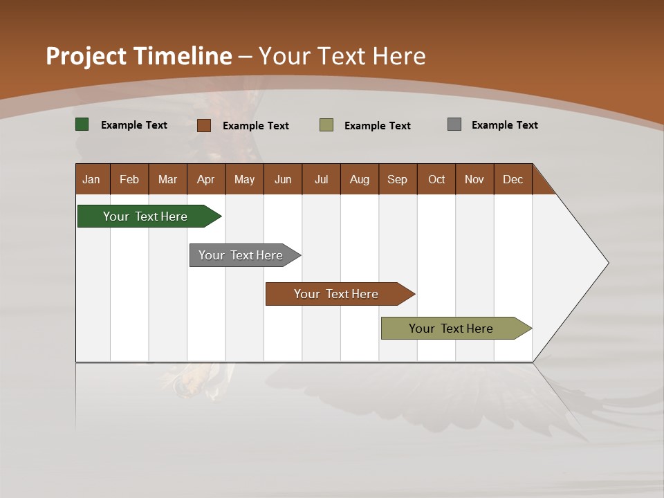 Brown Eagle Beak PowerPoint Template