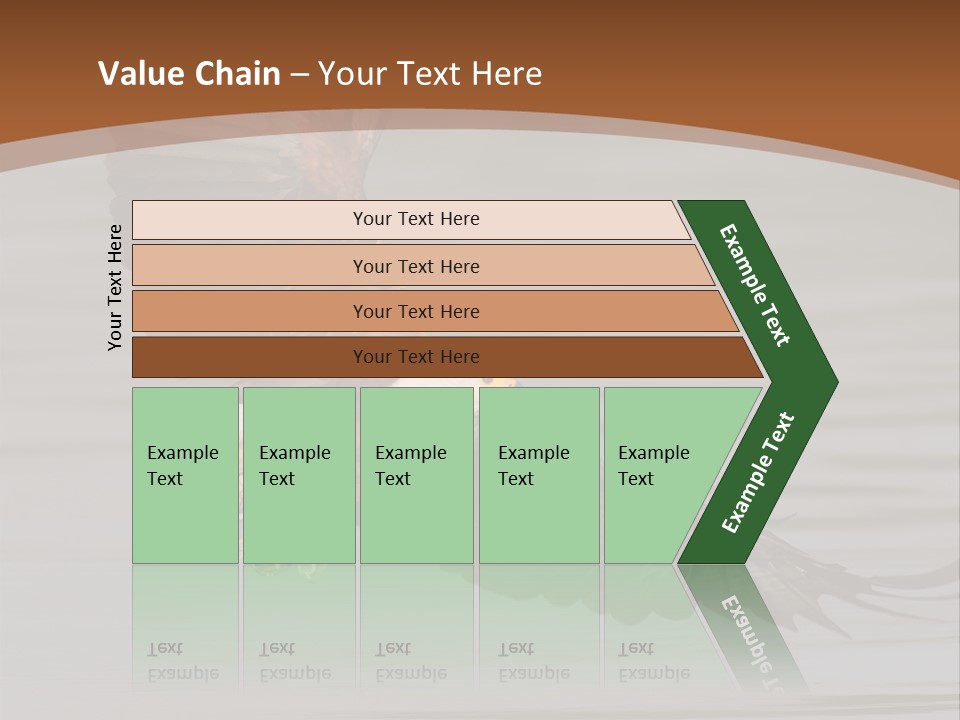 Brown Eagle Beak PowerPoint Template