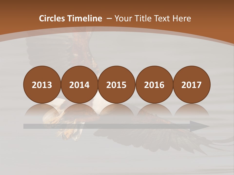 Brown Eagle Beak PowerPoint Template