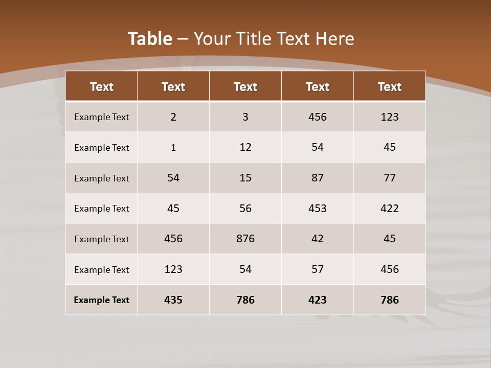Brown Eagle Beak PowerPoint Template