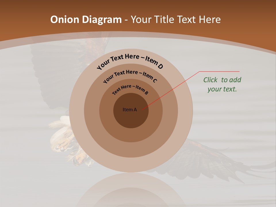 Brown Eagle Beak PowerPoint Template