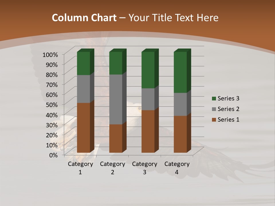 Brown Eagle Beak PowerPoint Template