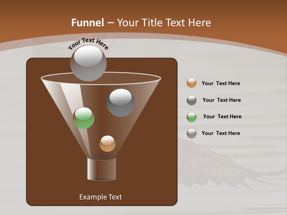 Brown Eagle Beak PowerPoint Template