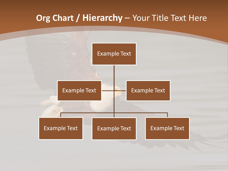 Brown Eagle Beak PowerPoint Template