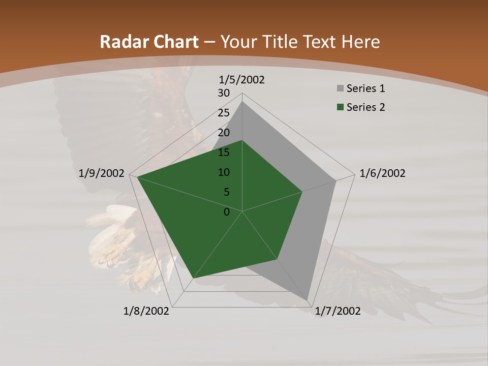 Brown Eagle Beak PowerPoint Template