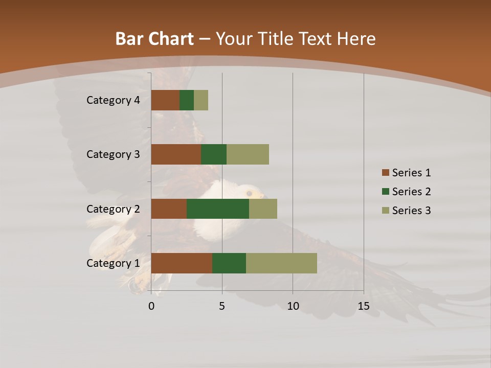Brown Eagle Beak PowerPoint Template