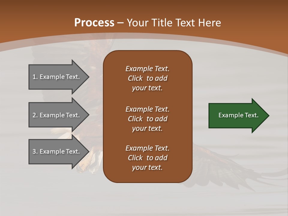 Brown Eagle Beak PowerPoint Template