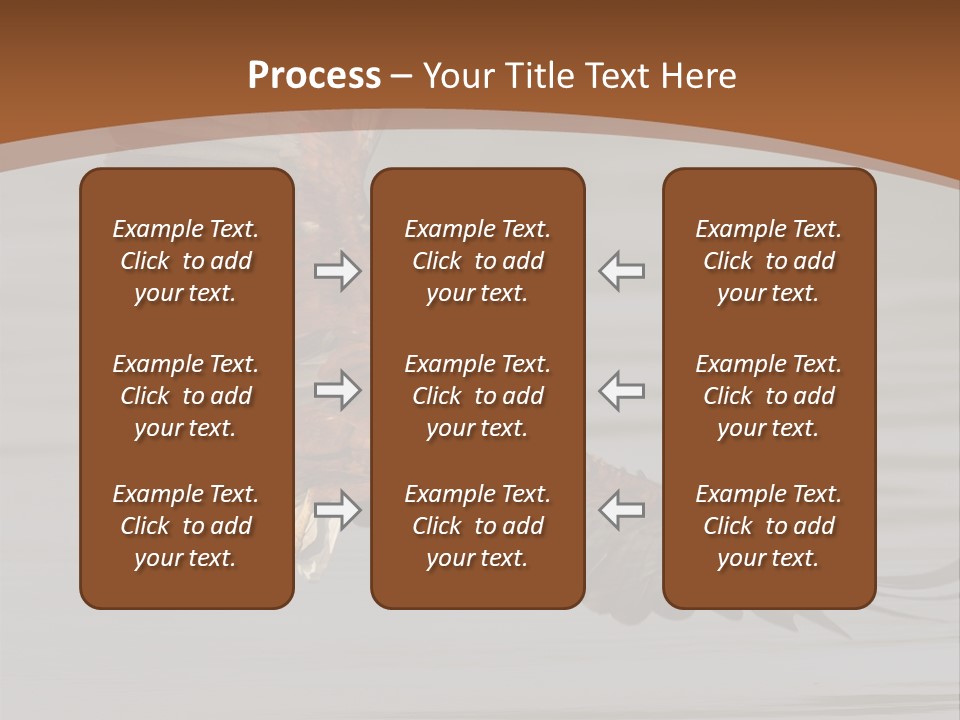Brown Eagle Beak PowerPoint Template