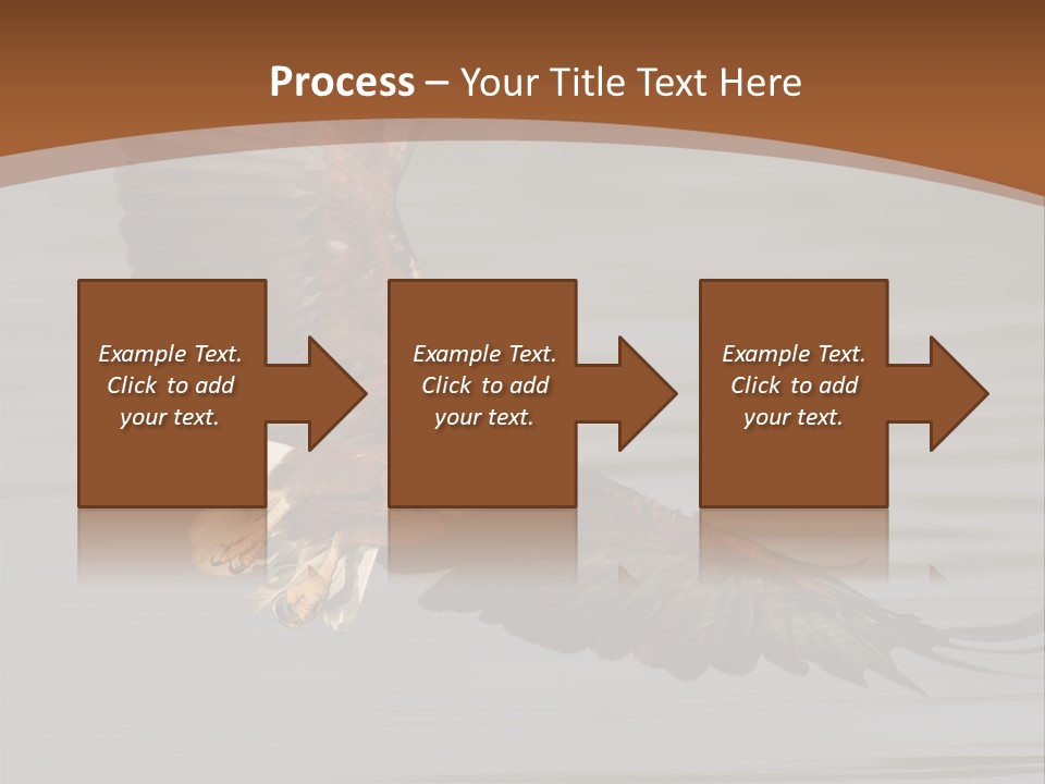 Brown Eagle Beak PowerPoint Template