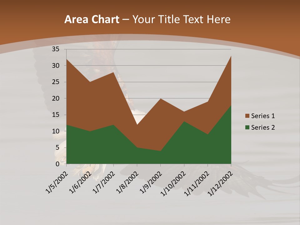 Brown Eagle Beak PowerPoint Template