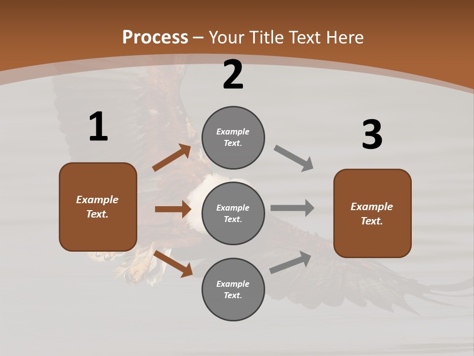 Brown Eagle Beak PowerPoint Template
