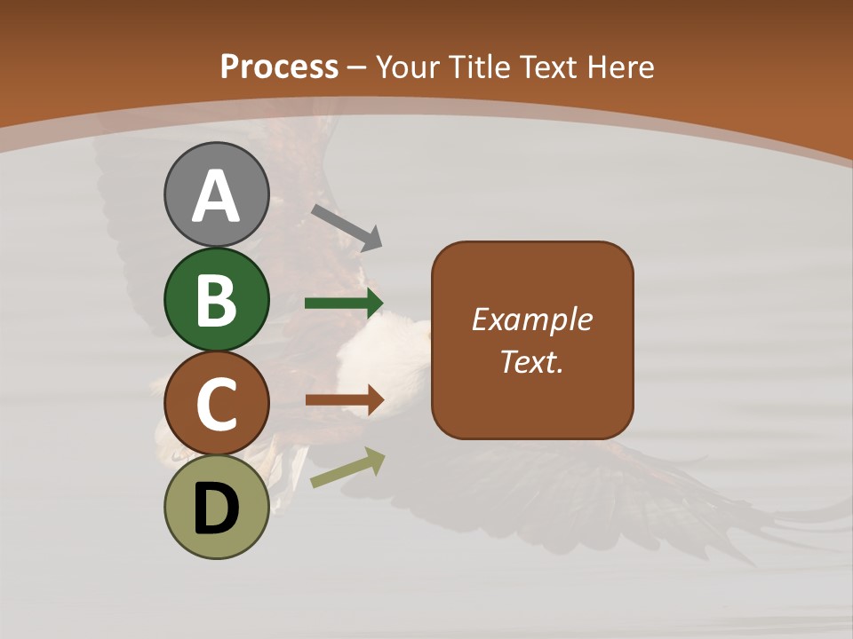 Brown Eagle Beak PowerPoint Template