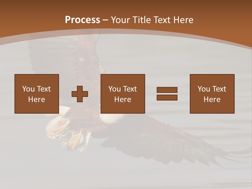 Brown Eagle Beak PowerPoint Template