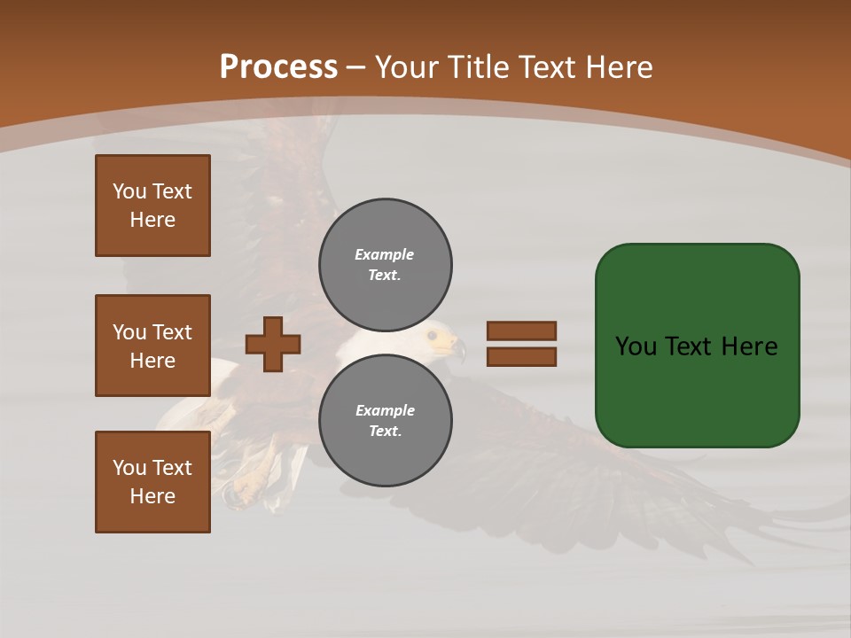 Brown Eagle Beak PowerPoint Template