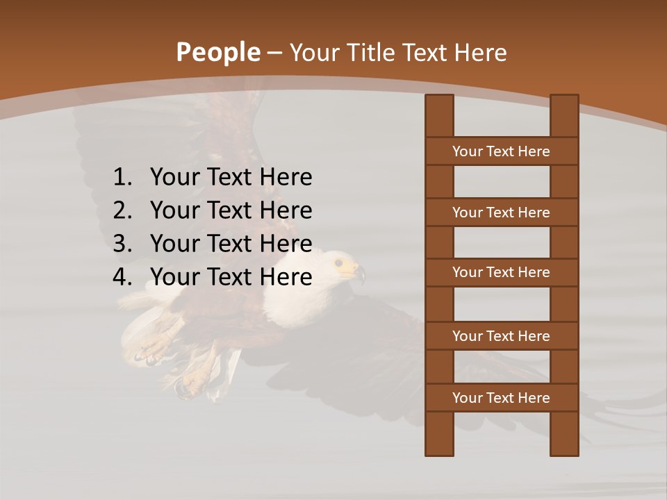 Brown Eagle Beak PowerPoint Template