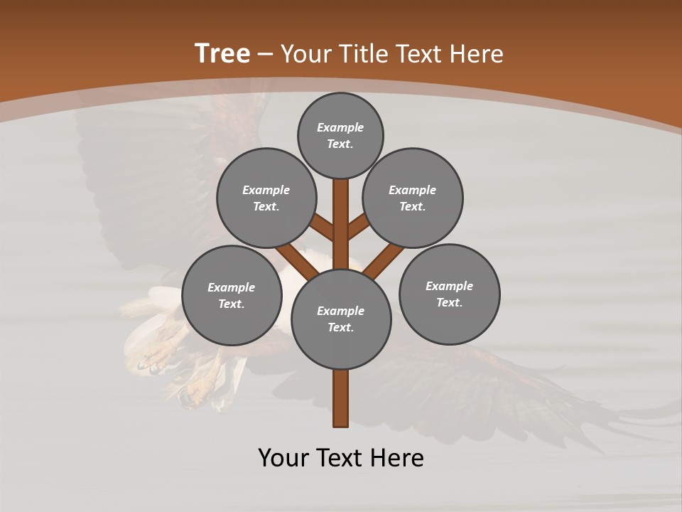Brown Eagle Beak PowerPoint Template