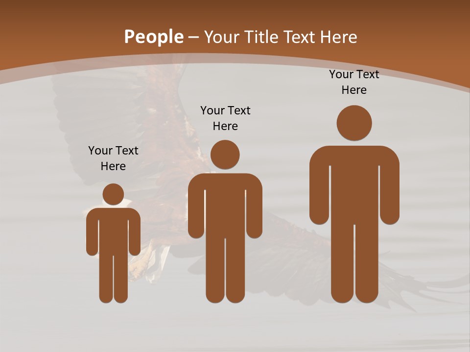 Brown Eagle Beak PowerPoint Template