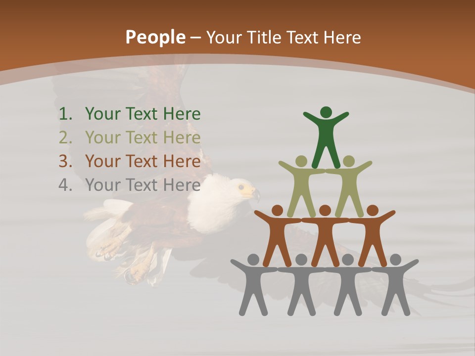 Brown Eagle Beak PowerPoint Template