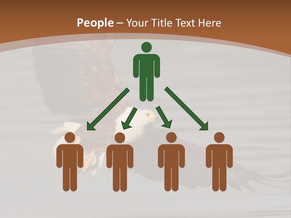 Brown Eagle Beak PowerPoint Template