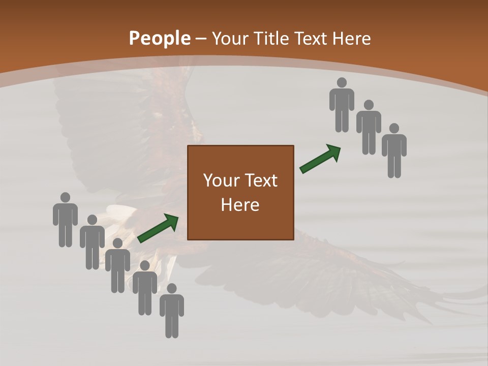 Brown Eagle Beak PowerPoint Template