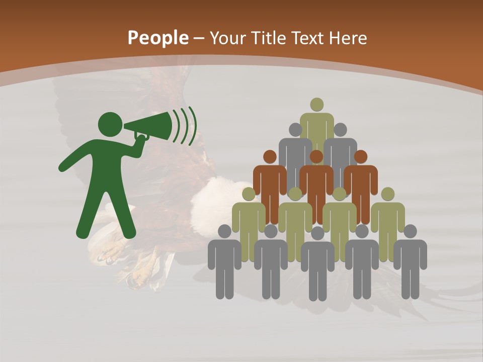 Brown Eagle Beak PowerPoint Template