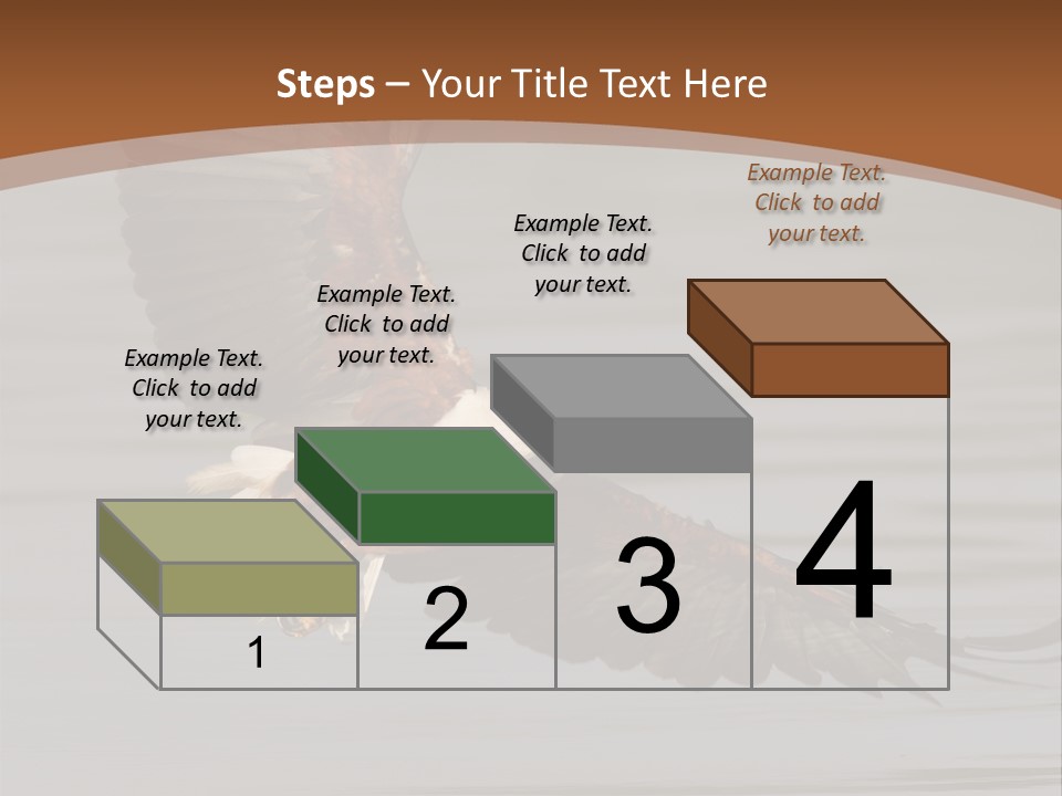 Brown Eagle Beak PowerPoint Template