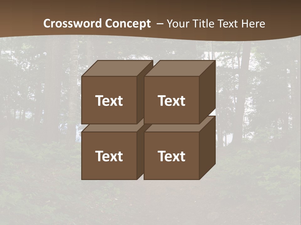 Tent Lake Campground PowerPoint Template