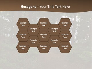 Tent Lake Campground PowerPoint Template