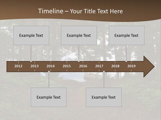 Tent Lake Campground PowerPoint Template