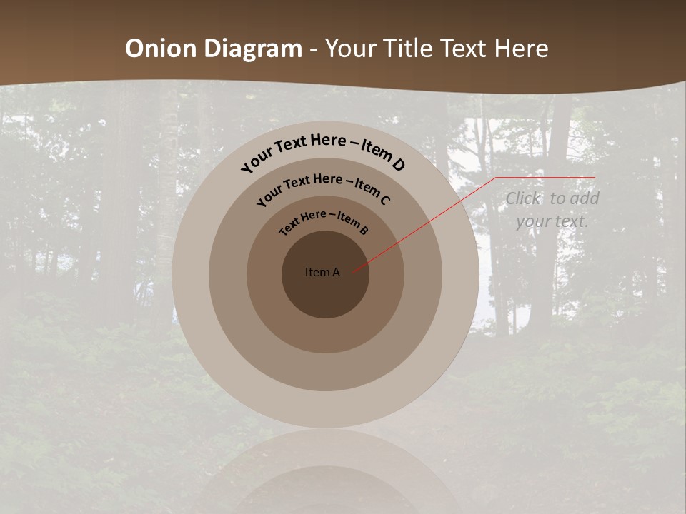 Tent Lake Campground PowerPoint Template