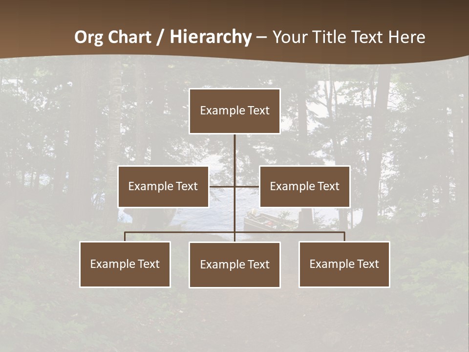 Tent Lake Campground PowerPoint Template