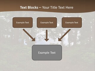 Tent Lake Campground PowerPoint Template