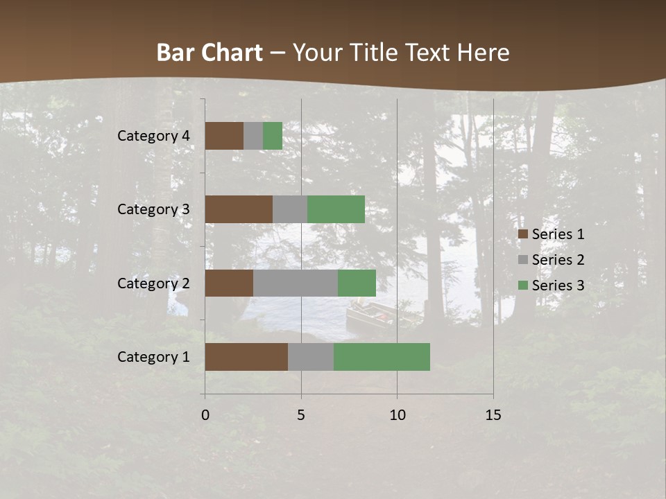 Tent Lake Campground PowerPoint Template