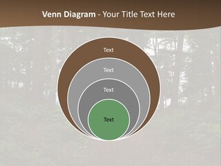Tent Lake Campground PowerPoint Template