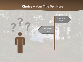 Tent Lake Campground PowerPoint Template