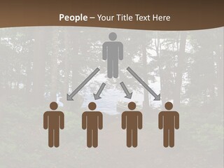 Tent Lake Campground PowerPoint Template