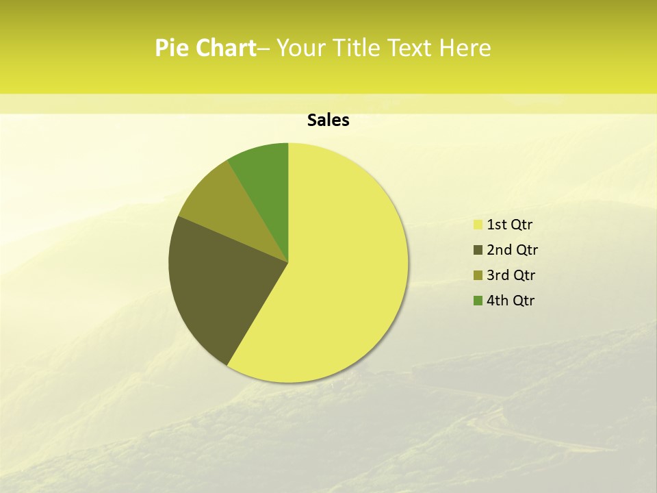 Farmland Tea Slope PowerPoint Template