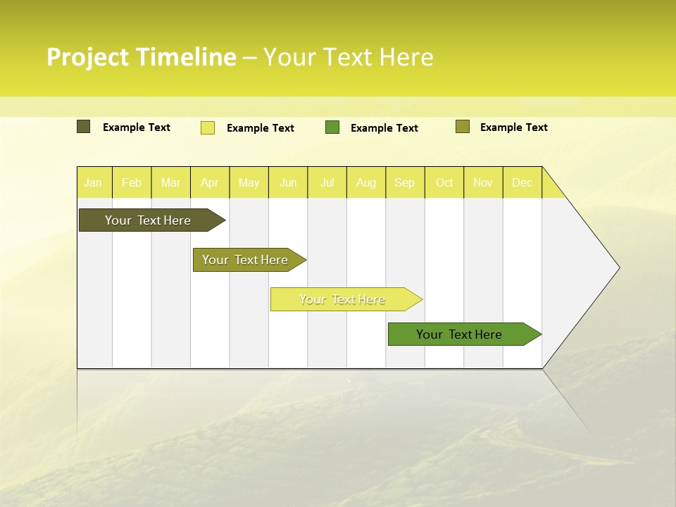 Farmland Tea Slope PowerPoint Template