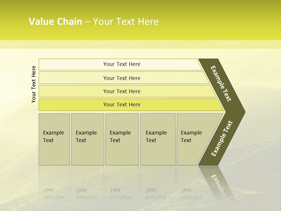 Farmland Tea Slope PowerPoint Template