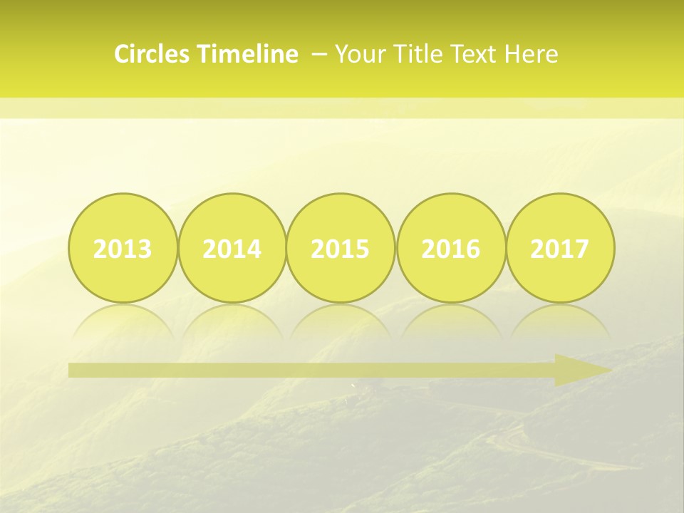 Farmland Tea Slope PowerPoint Template